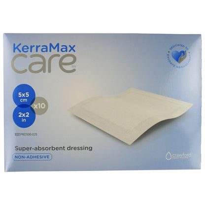 DRESSING, WOUND KERRAMAX CARE 2"X2" (10/CT 110CT/CS)