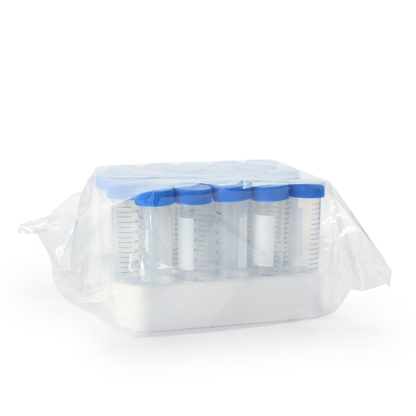 TUBE, CENTRIFUGE PP RACKED STRBLU 50ML (25/PK 20 PK/CS)