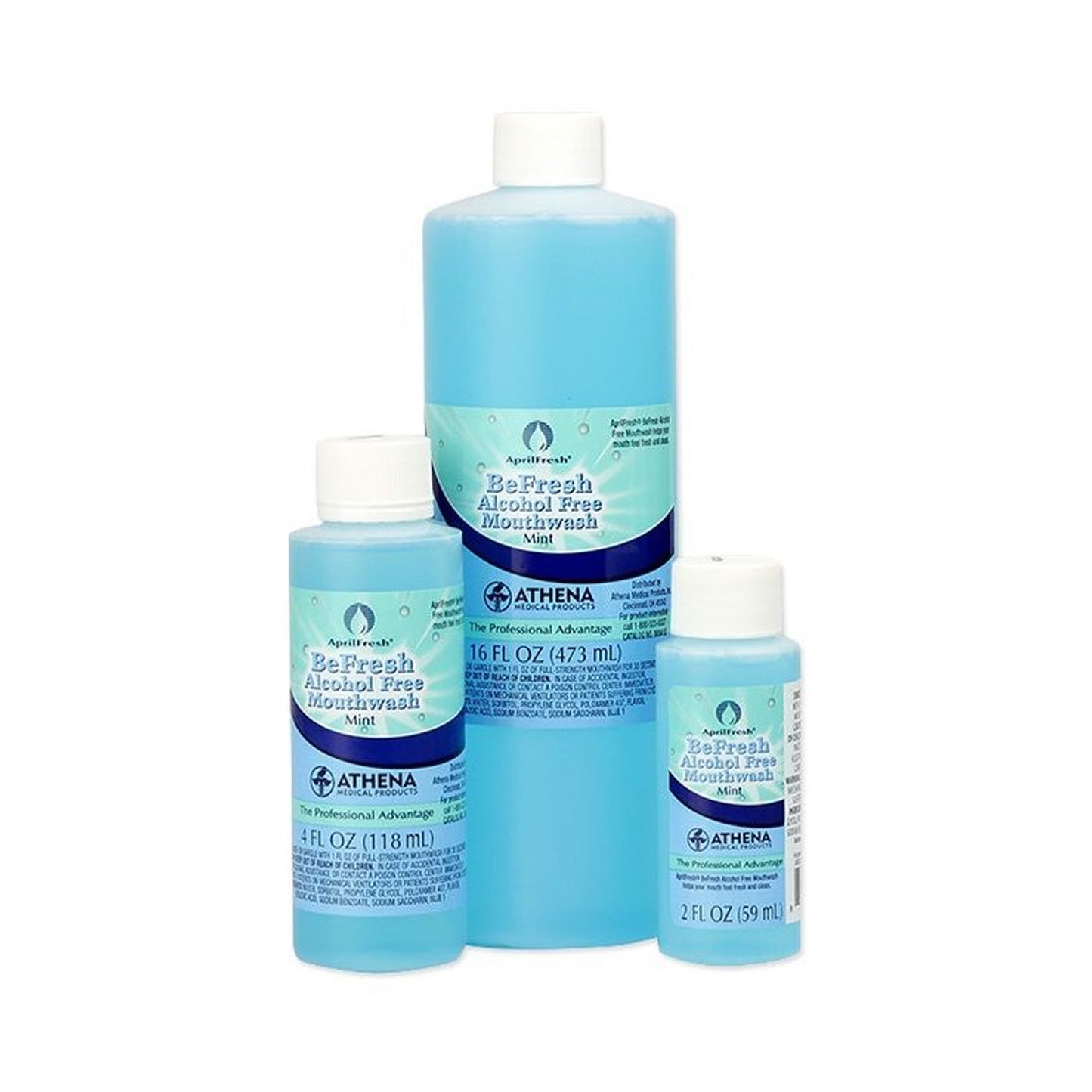 MOUTHWASH, BEFRESH ALCHL FREE 16OZ (12/C CHSTRL