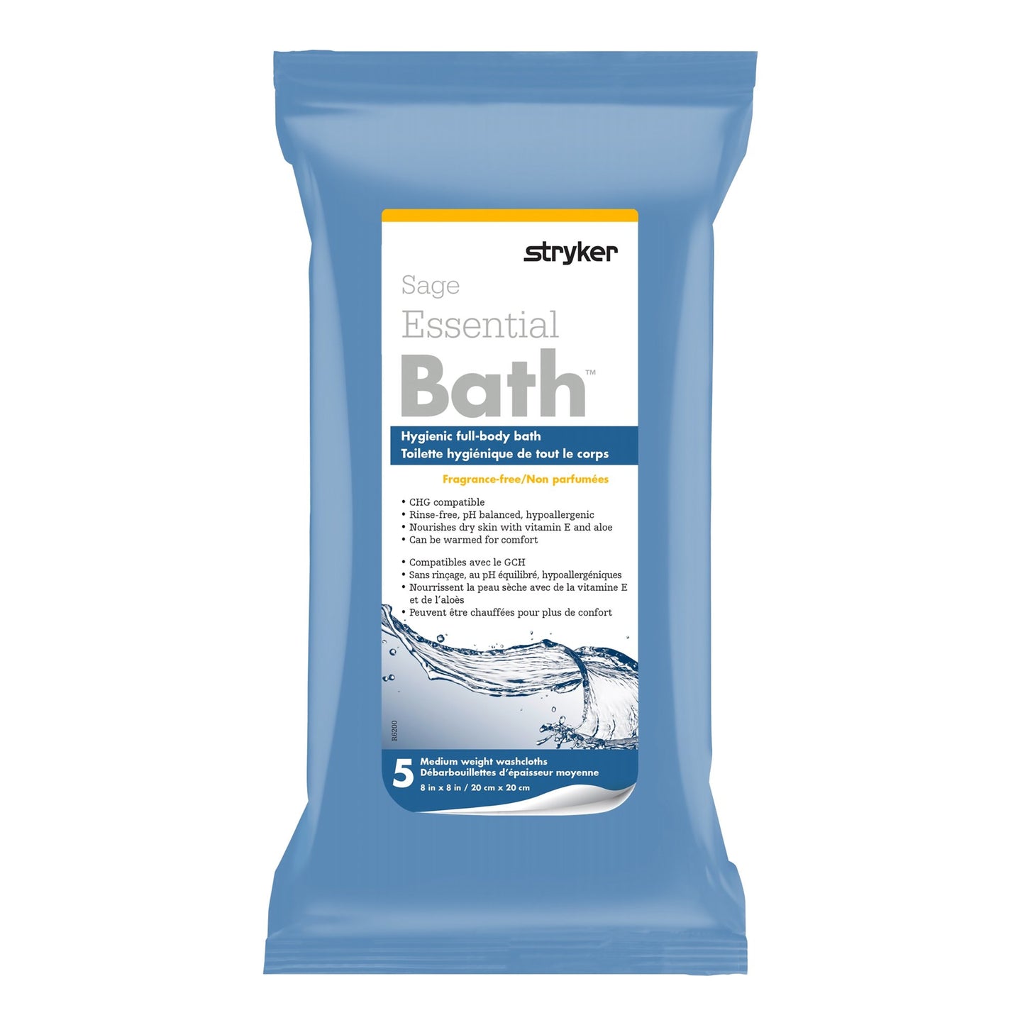 BATHING SYSTEM, FRAGRANCE FREE(5/PK 84PK/CS)