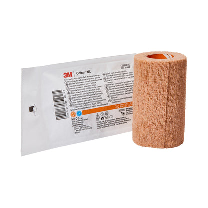 BANDAGE, COBAN LF STR TAN 4"X5YDS (18/CS) 3M
