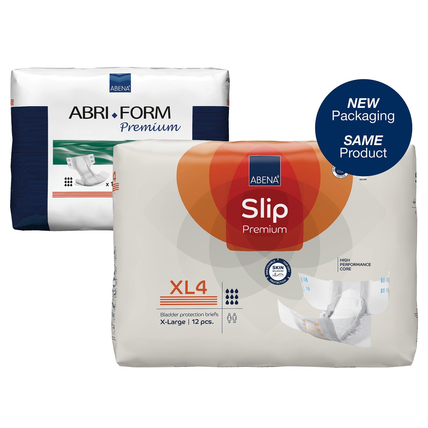 BRIEF, INCONT ABENA SLIP PREM ADLT XL4 XLG (12/PK 4PK/CS)