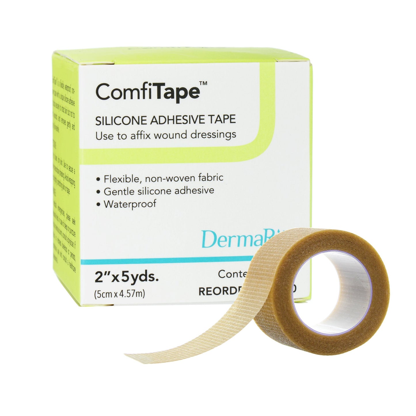 TAPE, COMFI SILICONE ADH TAN 2"X5YDS