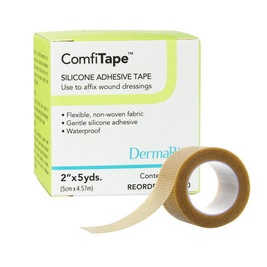 TAPE, COMFI SILICONE ADH TAN 2"X5YDS