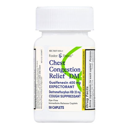 CHEST CONGESTION RELIEF DM, TAB FT 400-20MG (50/BX)