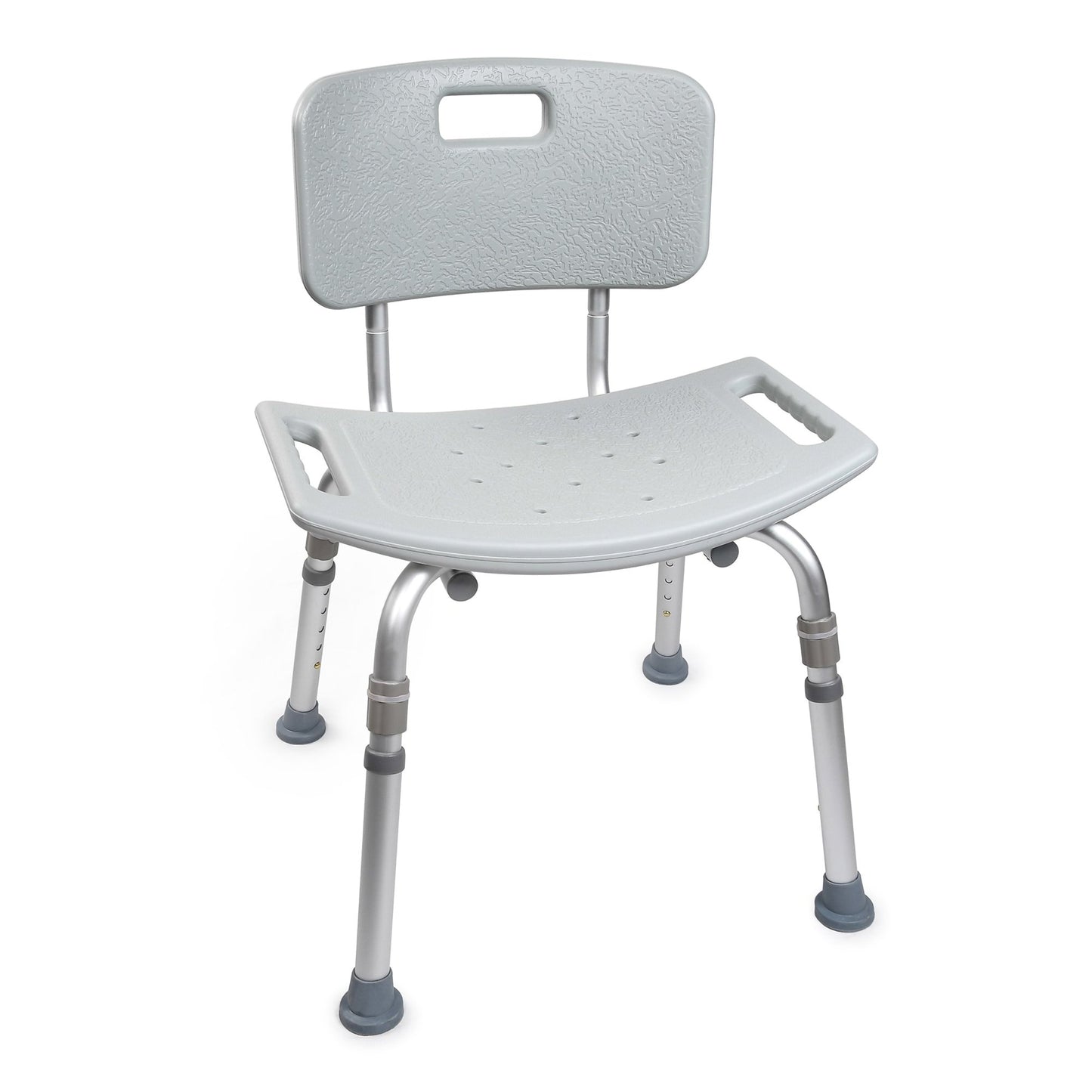 BENCH, BATH W/BACK ADJ ALUMINUM FRAME 300LB