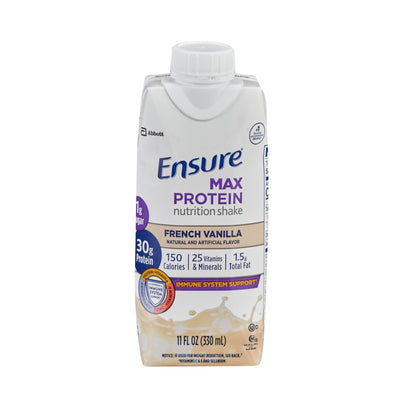ENSURE, MAX PROTEIN NUTRITION VANILLA 11OZ (4/PK 3PK/CS)