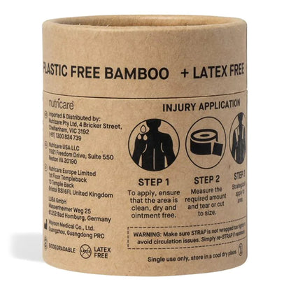 TAPE, SPORTS STRAP BAMBOO NAT 5CMX5CMX5.5YDS (1/TU 3TU/BX)
