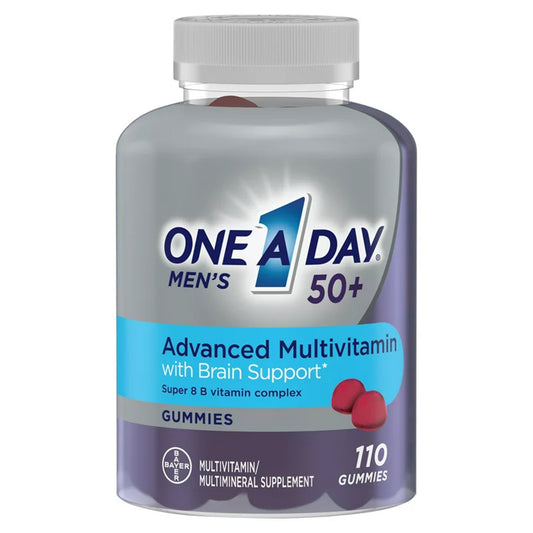 ONE-A-DAY, GUMMIES MENS 50+ ADV MULTIVITAMIN (110/BT)