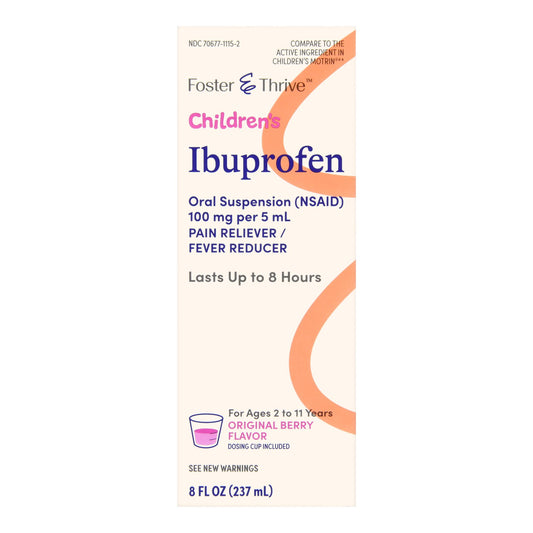 IBUPROFEN, SUSPN ORAL FT CHLD BERRY 8OZ