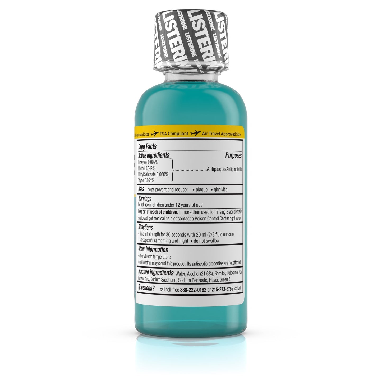 MOUTHWASH, LISTERINE COOL MINT3.2OZ (24/CS)