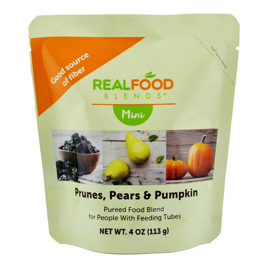 ENTERAL FEEDING, FOOD BLEND MINI PRUNE/PEARS & PUMPKN (12/CS