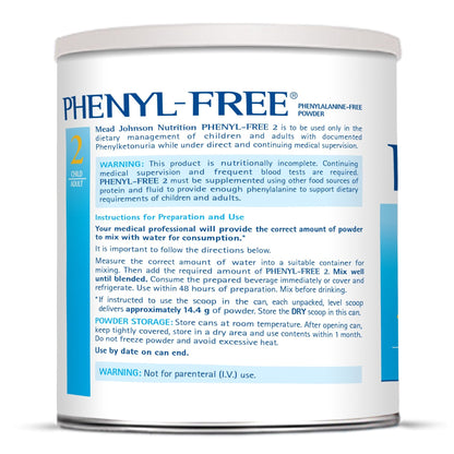 PHENYL FREE 2, METABOLIC PDR 1LB CAN (6/CS)