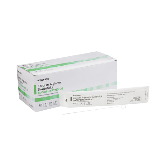 SWABSTICK, CALCIUM ALGINATE (50/BX)