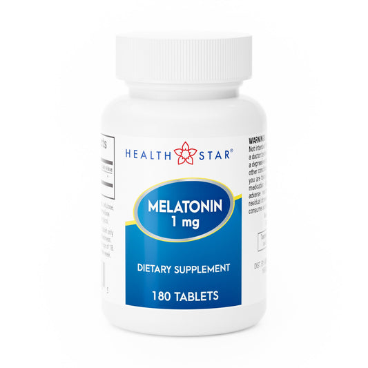 MELATONIN, TAB 1MG (180/BT 12BT/CS)