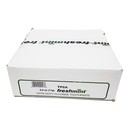 TOOTHPASTE, FRESHMINT W/FLUORIDE .6OZ (144/BX 5BX/CS)