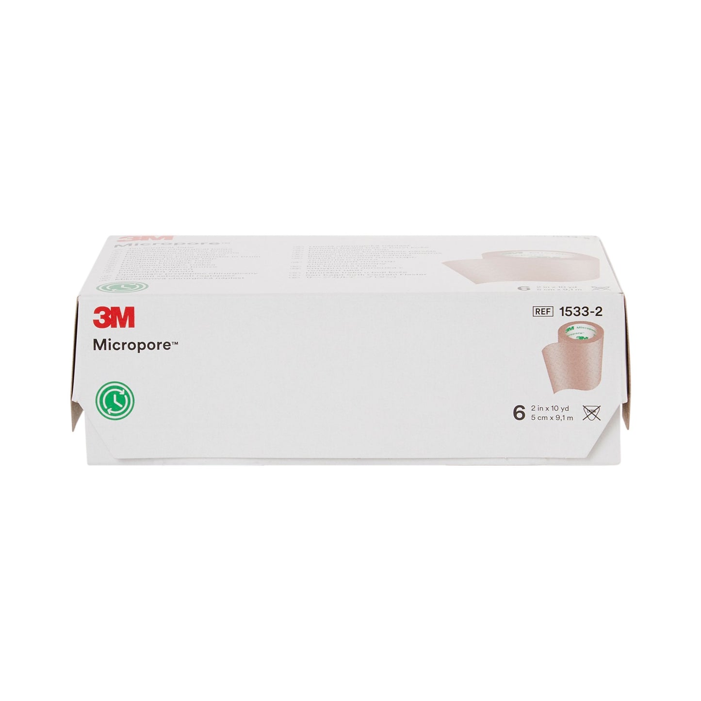 TAPE, ADHSV PAPER 2"X10YDS (6/BX) 3M