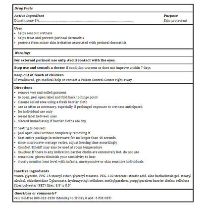 PACK, PERI COMFRT CLEAN (8/PK,48PK/CS)