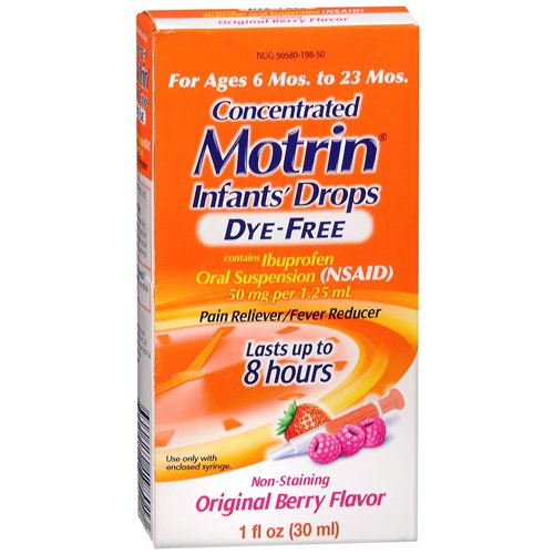 MOTRIN INF, DRP 50MG/1.25ML 1OZ BERRY