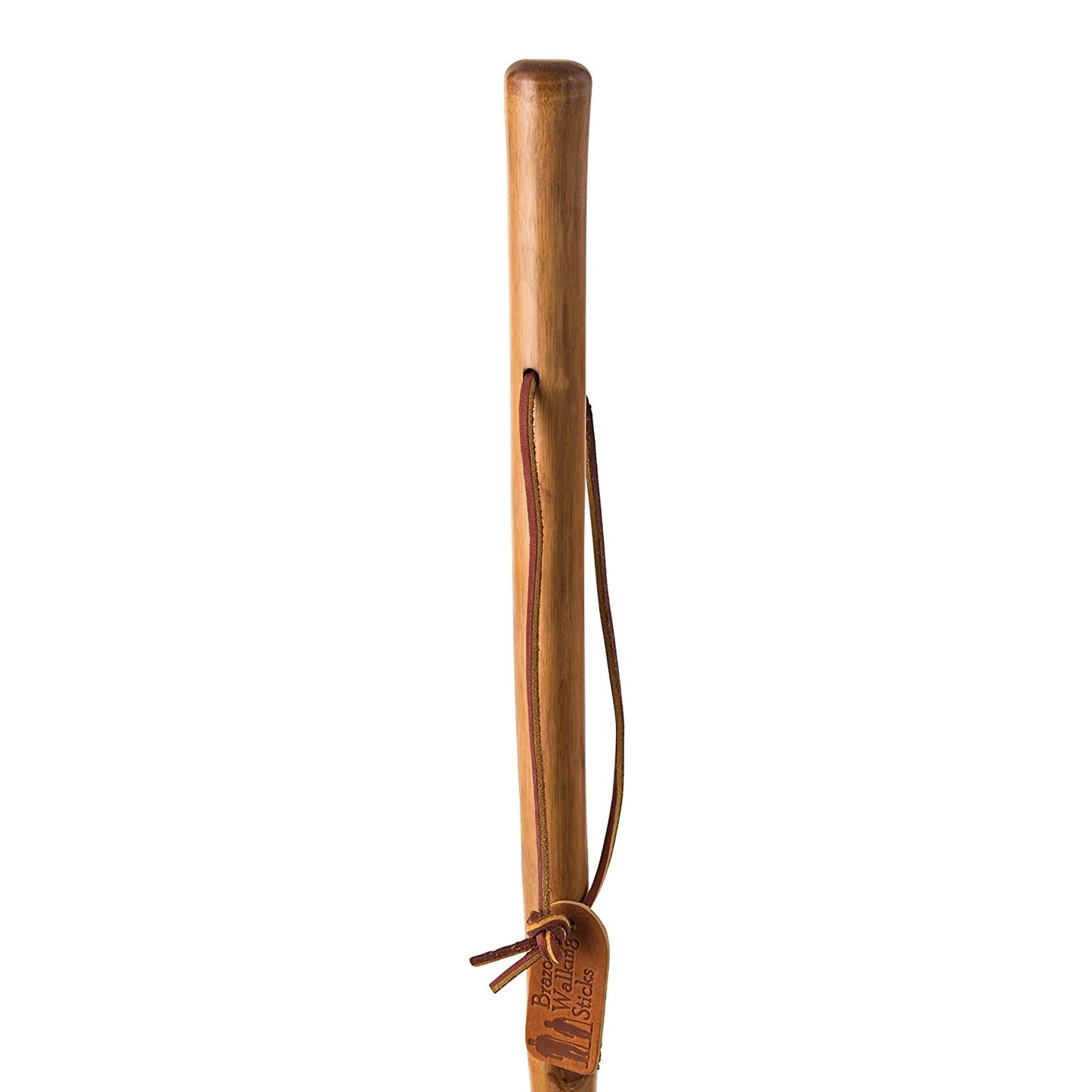 STICK, WALKING WOOD BRAZOS 55 FREE FORM IRON BAMBOO RED 55"