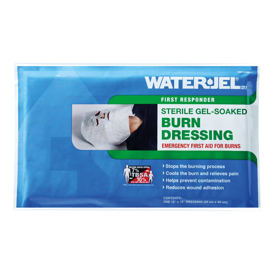 DRESSING, BURN FACE WATER-JEL STR GEL-SOAKED 12"X16" (20/CS)