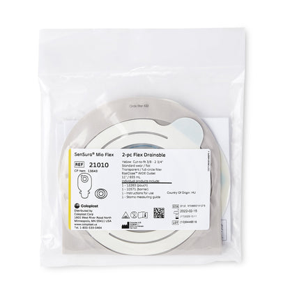 POUCH, OST SENSURA MIO FLEX 2PC 3/8"-2-3/4" SNGL USE (5/BX)