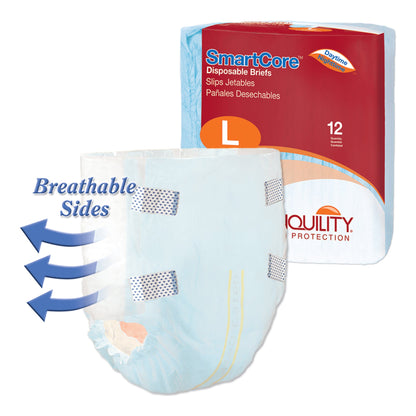 BRIEF, INCONT SMARTCORE LG (1 2/PK 8PK/CS)