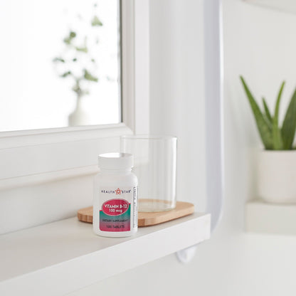 VITAMIN B-12, TAB 100MCG (100/BT 12BT/CS)
