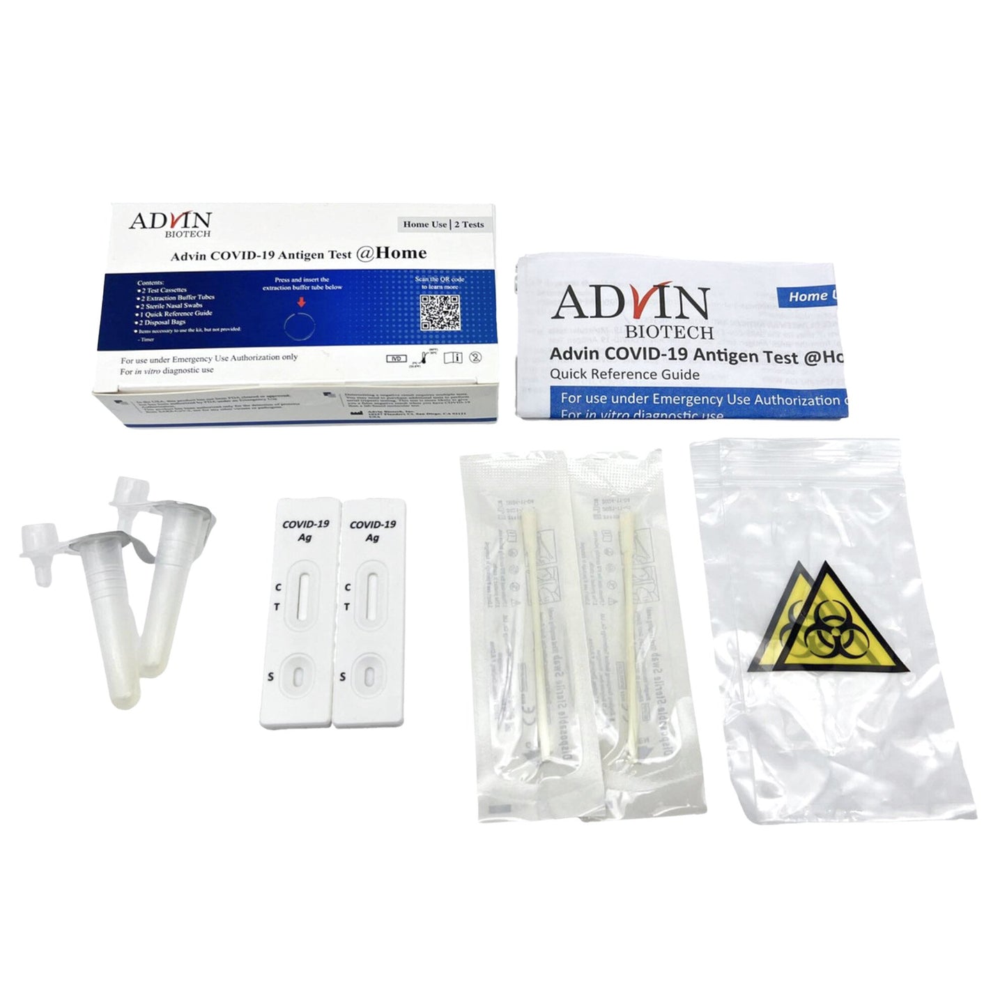 TEST KIT, COVID-19 ANTIGEN HOME (2TEST/KT 56KT/CS)