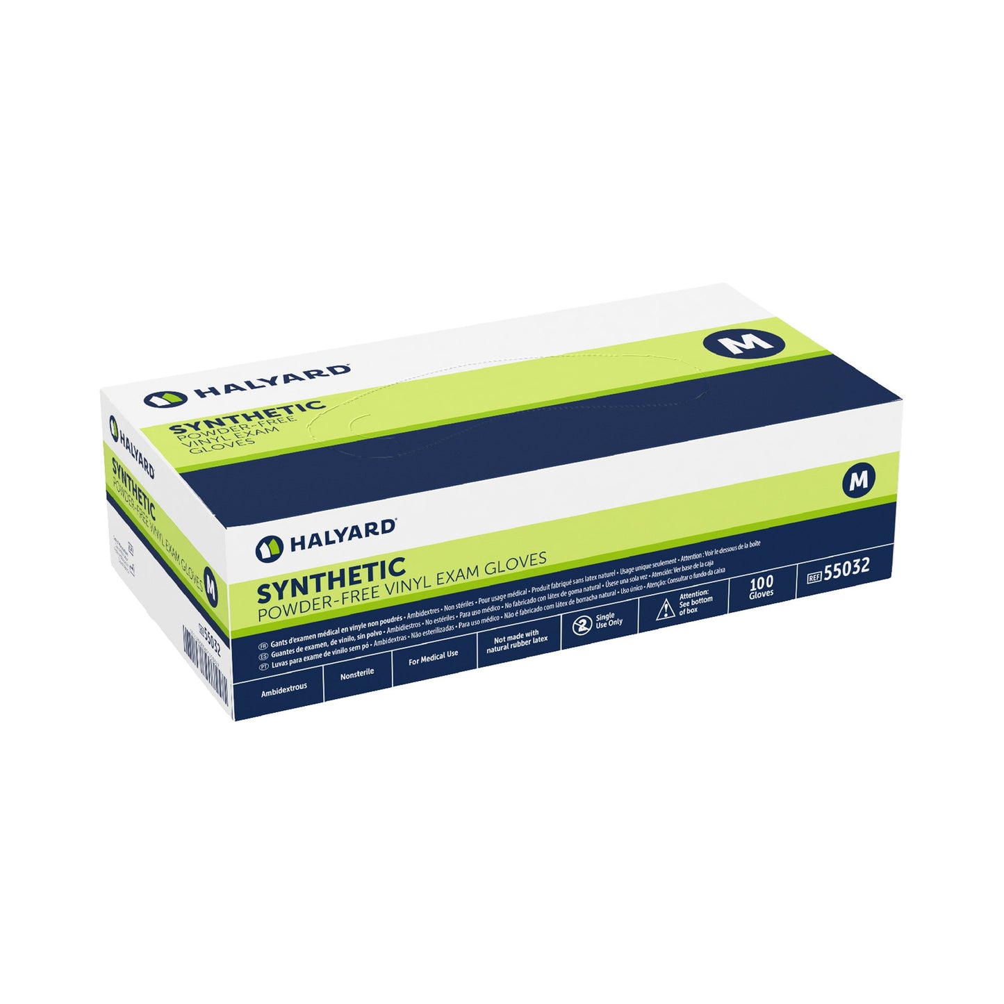 GLOVE, EXAM VNYL MED N/S (100/BX 10BX/CS)