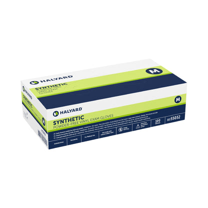 GLOVE, EXAM VNYL MED N/S (100/BX 10BX/CS)