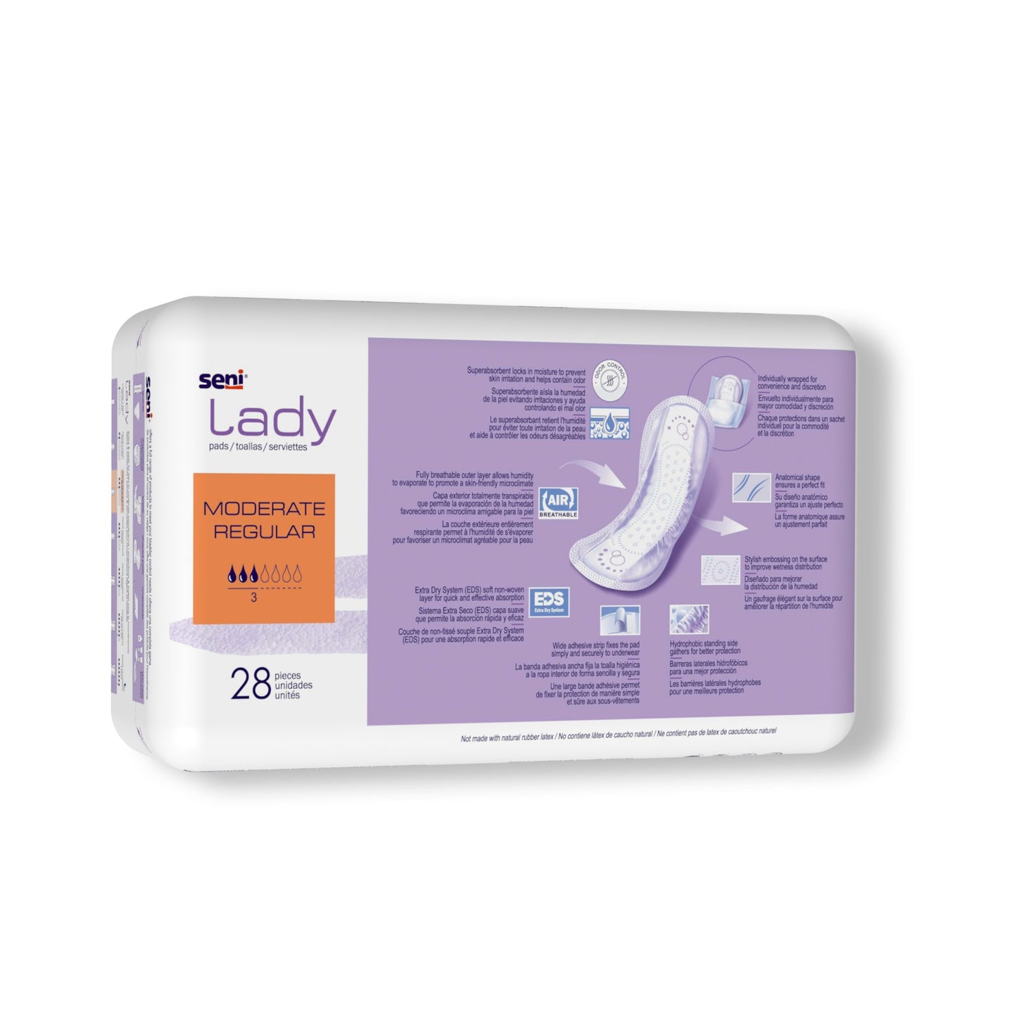 PAD, SENI LADY MODERATE REG (28/PK 6PK/CS)