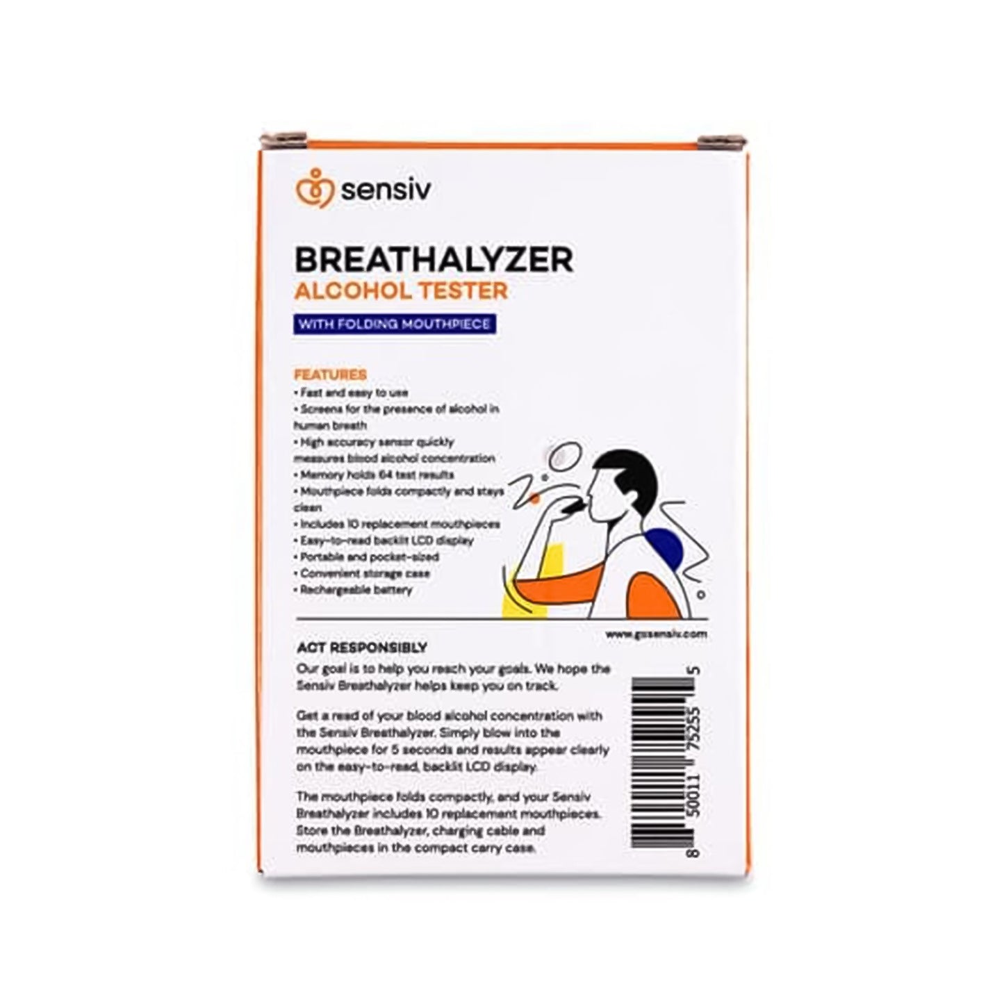 BREATHALYZER, SENSIVE (100/CS)