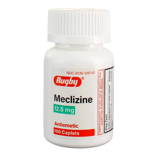 MECLIZINE, TAB 12.5MG (100/BT )