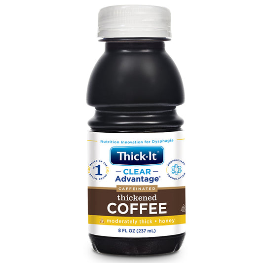 THICK-IT, CLEAR ADV COFFEE MODERATE/HONEY 8OZ (24/CS)