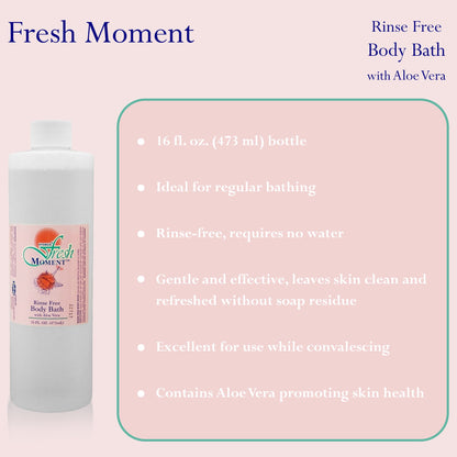 BODY WASH, RINSE FREE 16OZ (12/CS) EC